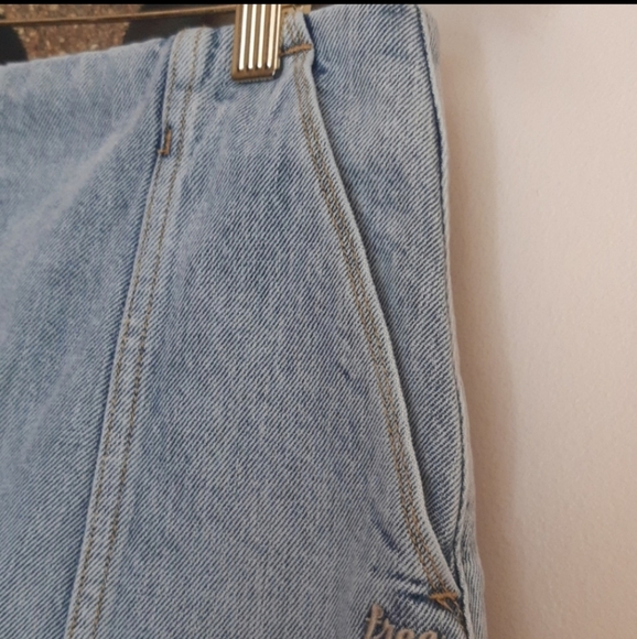 Wilfred Free Aritzia Button Front Denim Mini Skirt - Picture 8 of 12